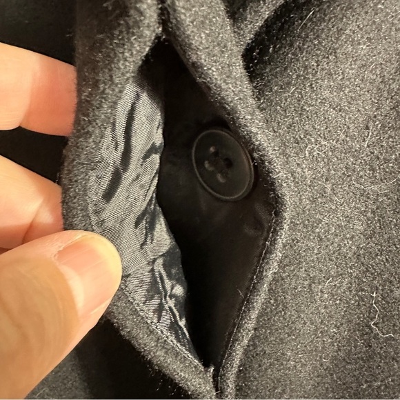 Bijenkorf Collection Eur. sz. 44 (US 12) heavyweight coat, wool blend, winter - Picture 8 of 16